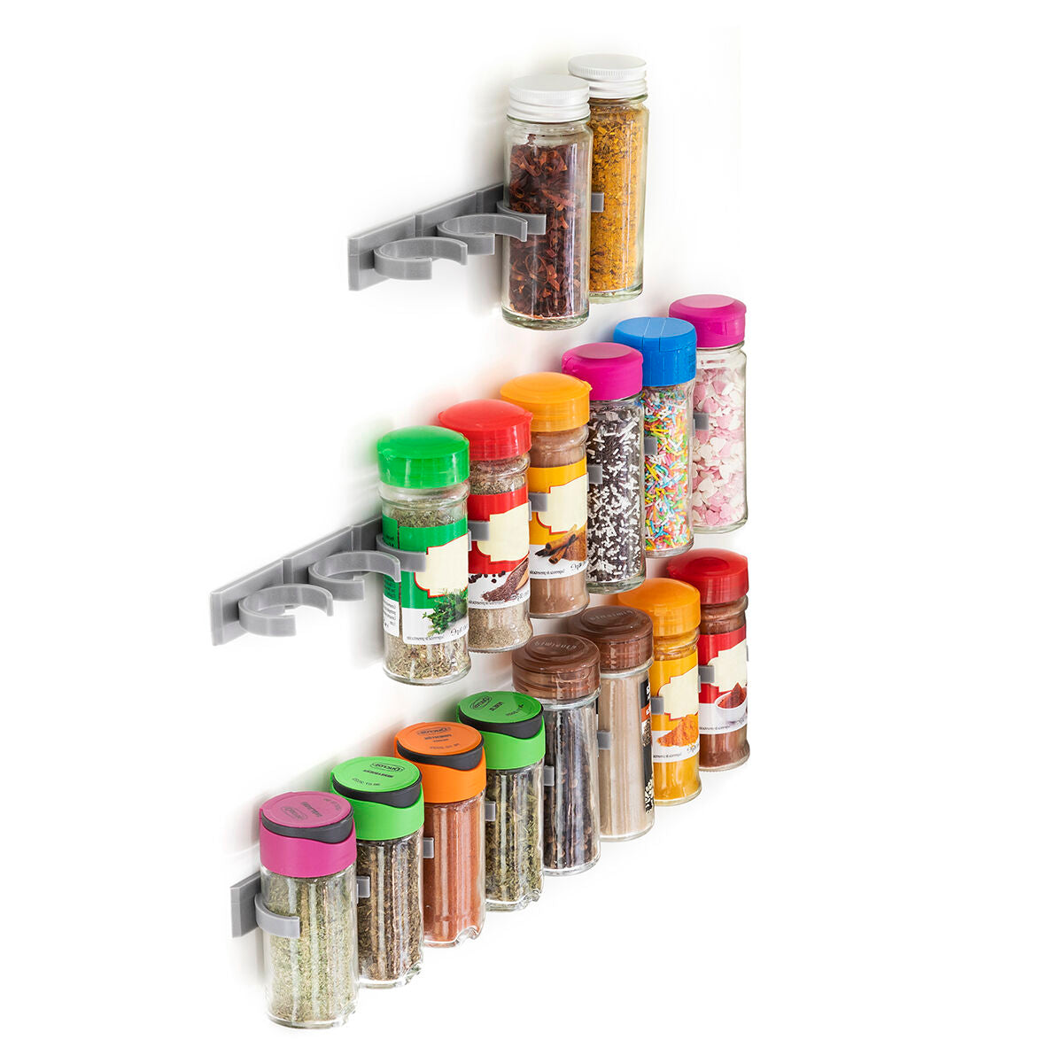 Adhesive and Divisible Spice Organiser Jarlock x20 InnovaGoods-4