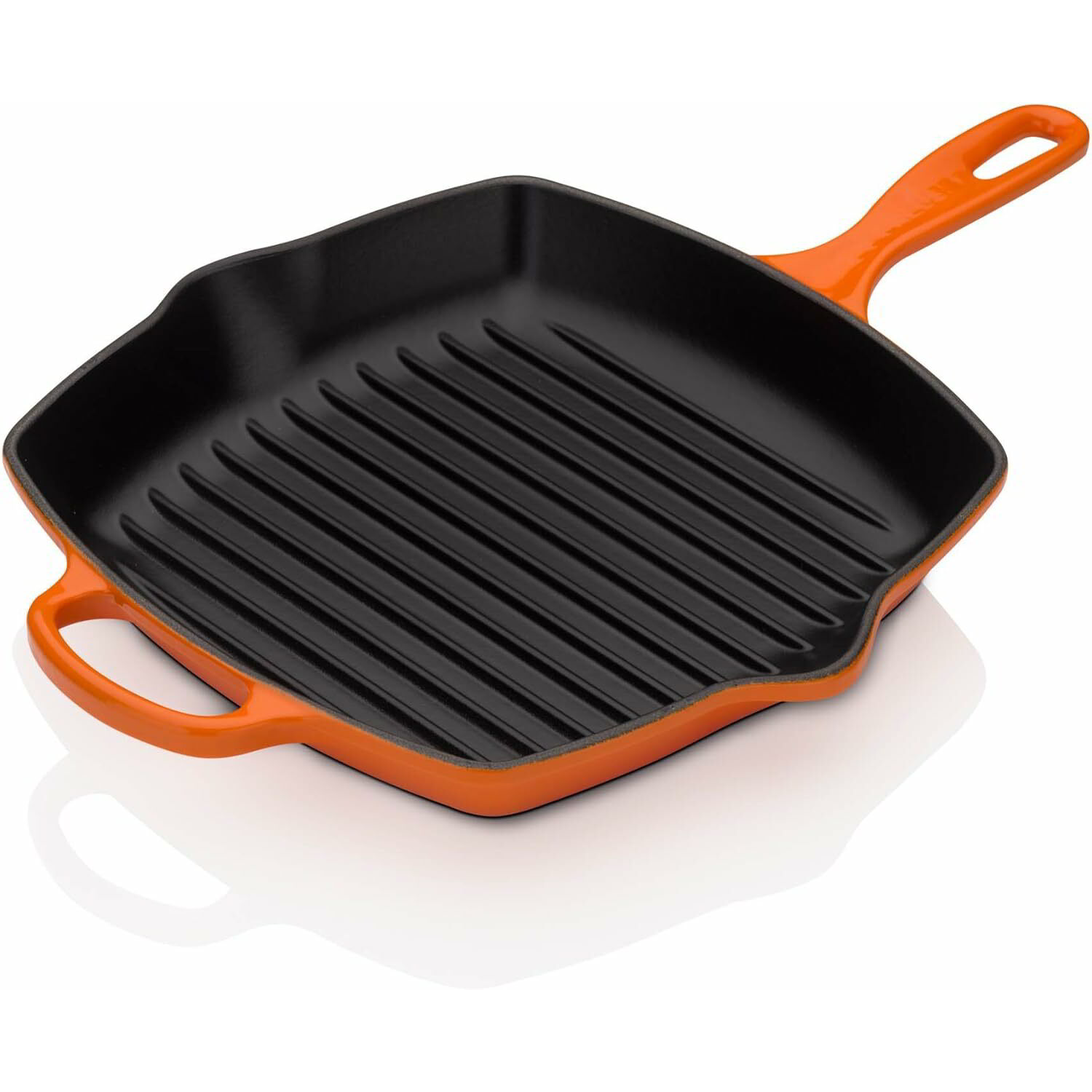 Le Creuset Öntöttvas grillserpenyő 26x26cm - Sütőpiros (20183260900422)-0