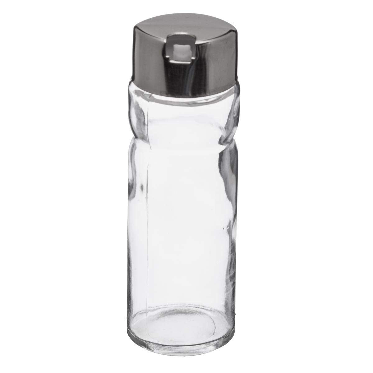 Salt Shaker with Lid Secret de Gourmet Multicolour Transparent Glass Stainless steel-6