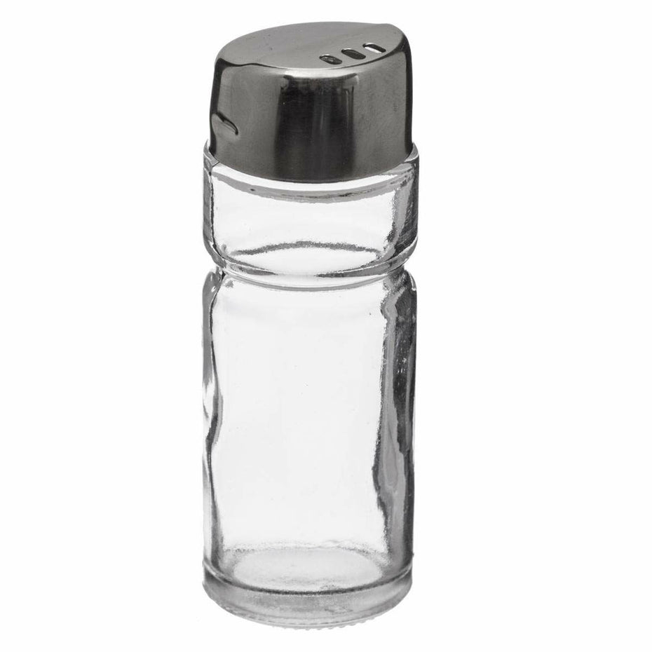 Salt Shaker with Lid Secret de Gourmet Multicolour Transparent Glass Stainless steel-2