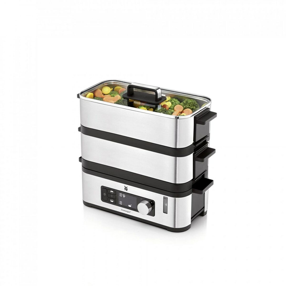 Food Steamer WMF 415090011 Black Stainless steel 900 W-5