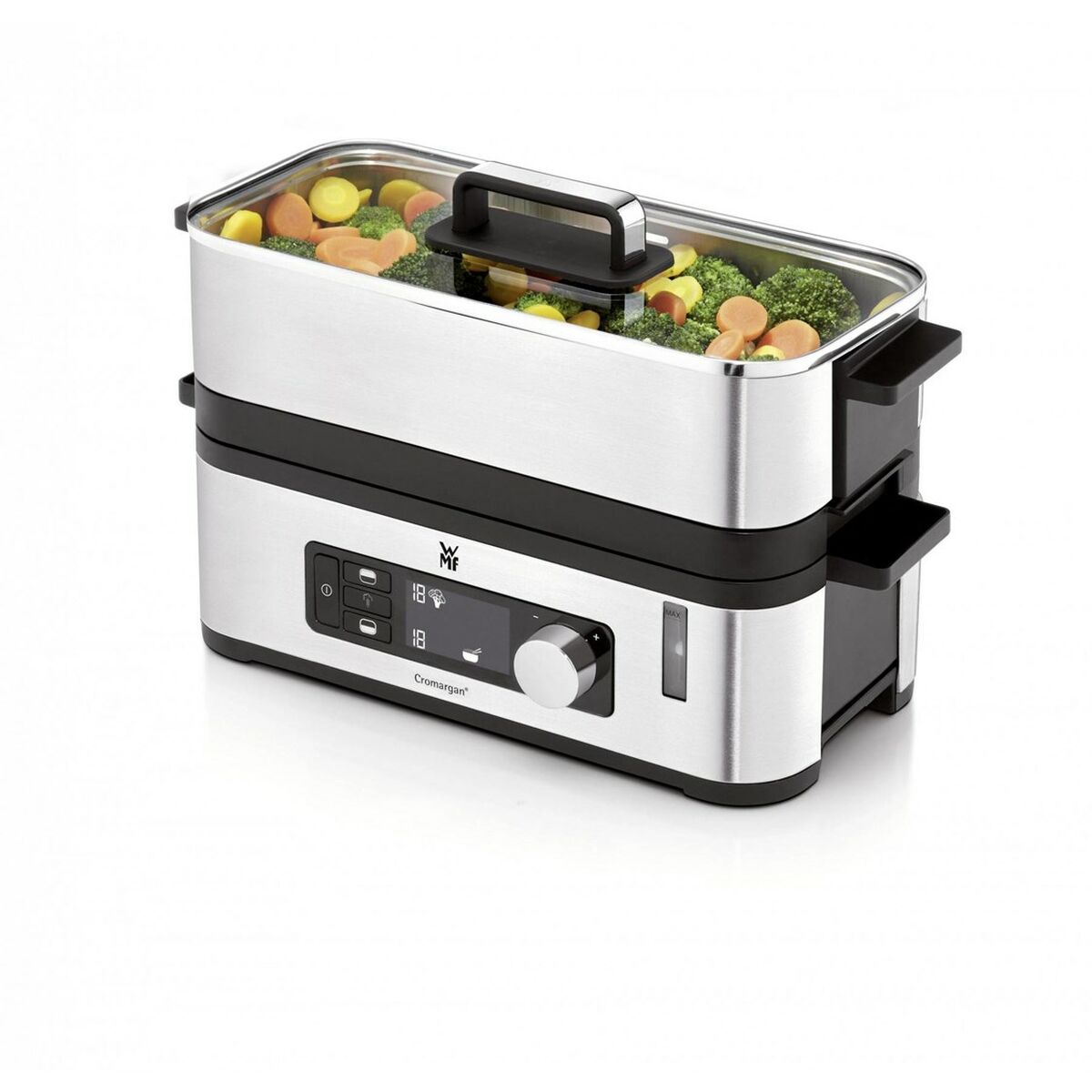 Food Steamer WMF 415090011 Black Stainless steel 900 W-1