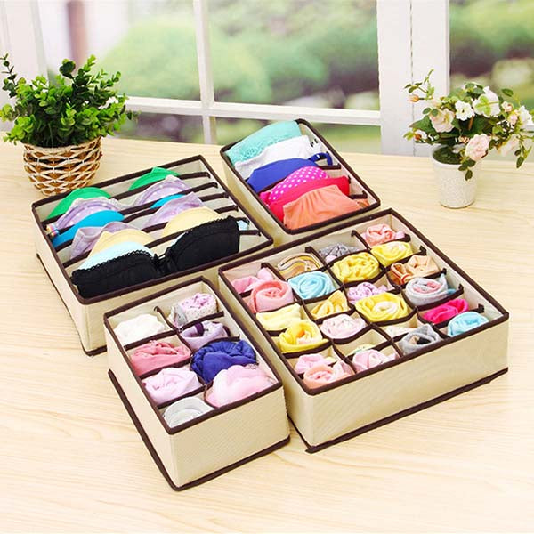 4-part storage box set-beige-3