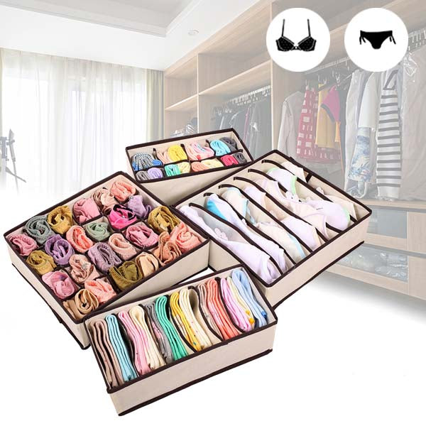 4-part storage box set-beige-1