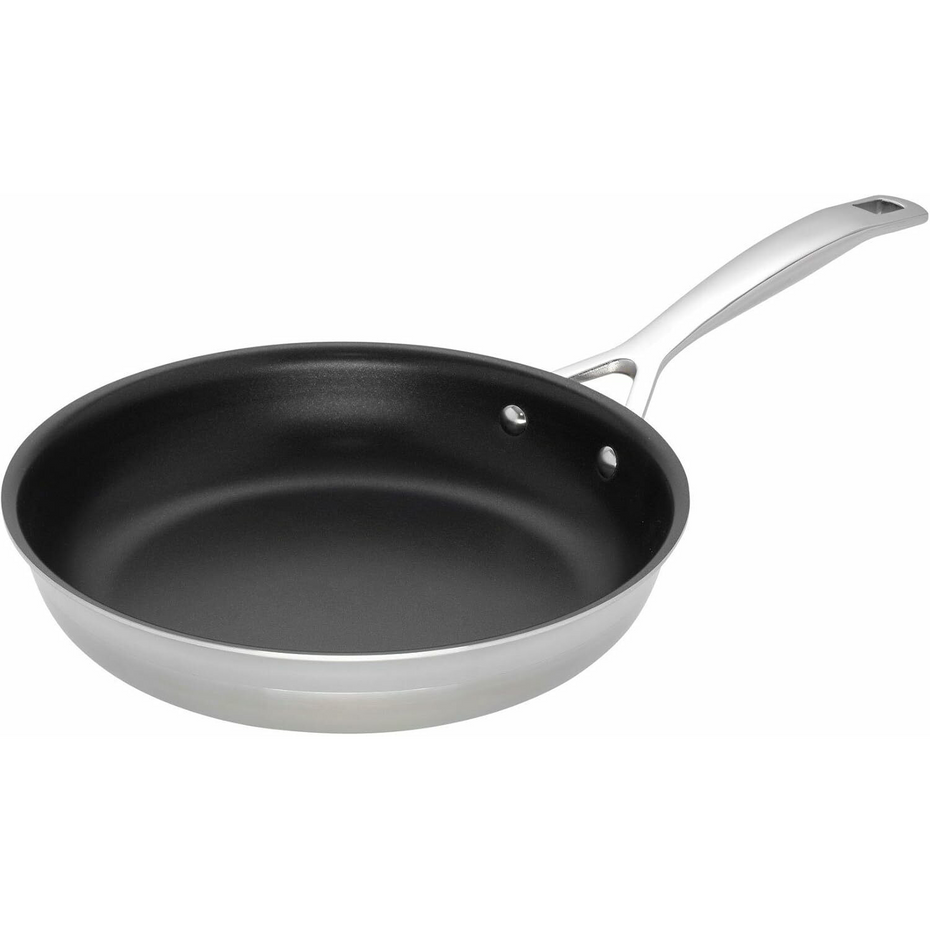 Le Creuset Tapadásmentes Serpenyő Rozsdamentes acél 24cm - Fekete/Ezüst (96200224001000)-0