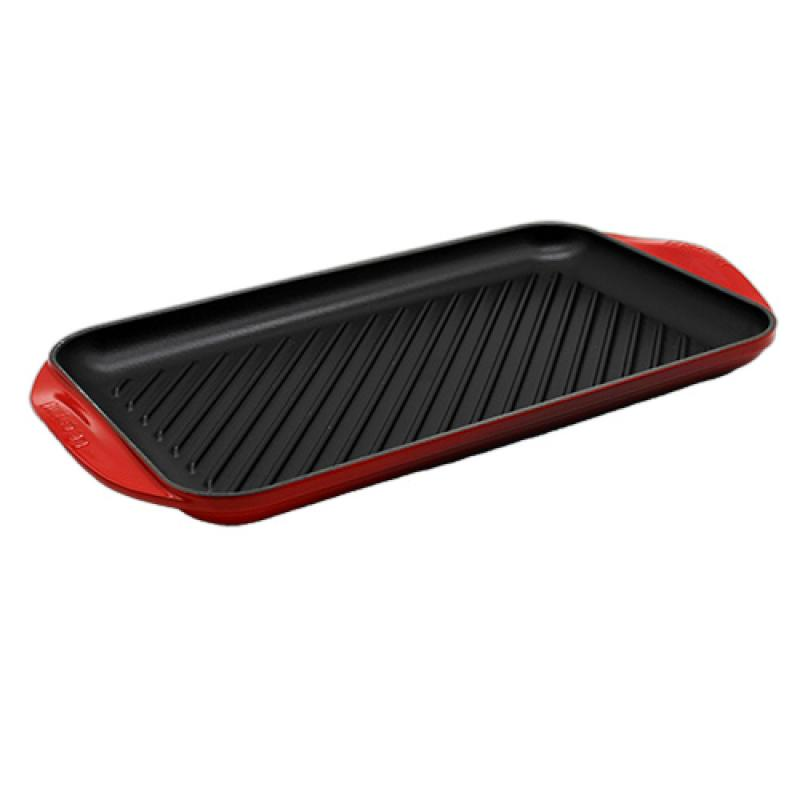 Le Creuset 20132400600460 XL Grillserpenyő - Cseresznye piros (20132400600460)-0