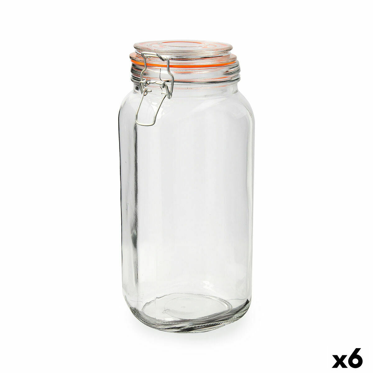 Glass Jar Quid New Canette Transparent Glass 2 L (Pack 6x)-4