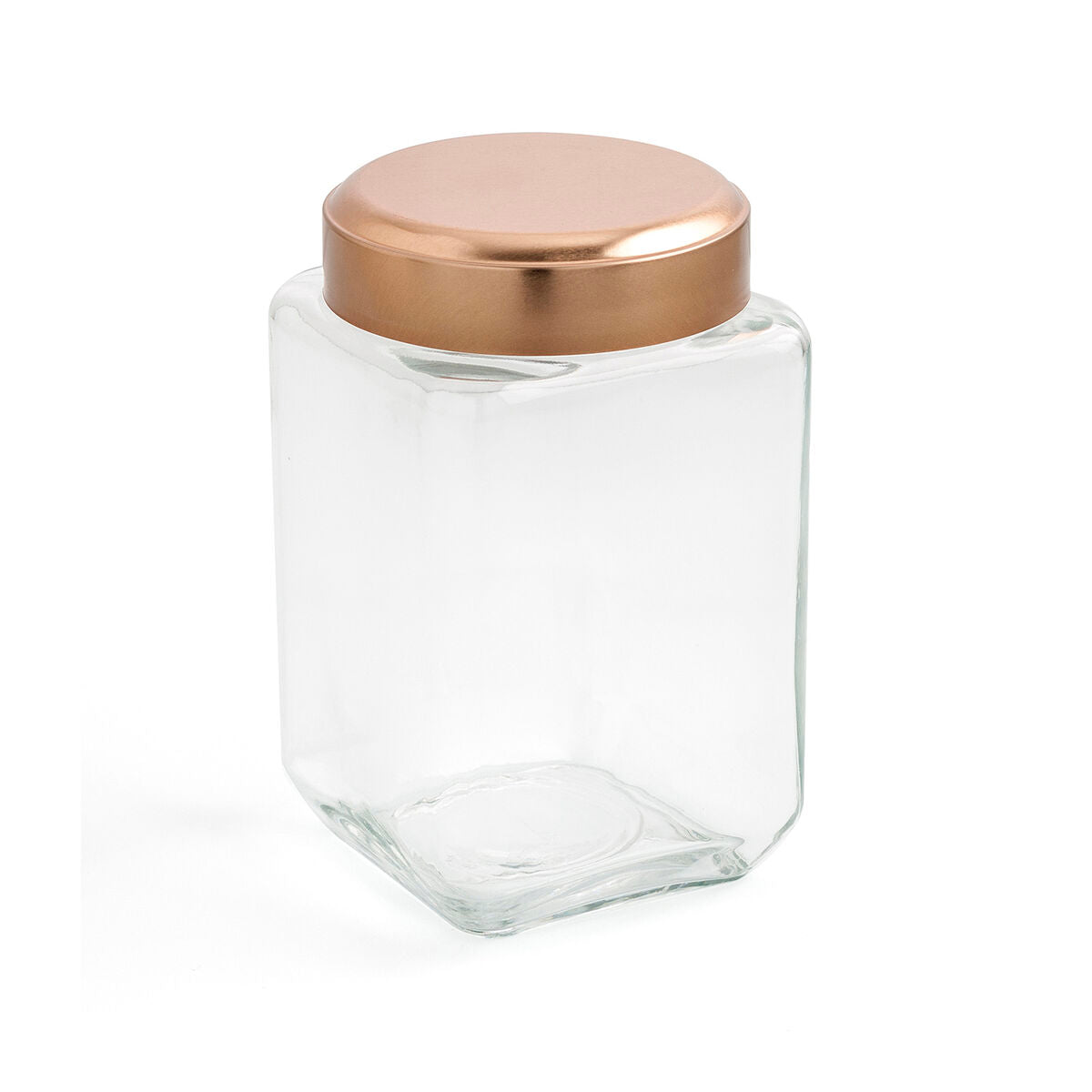 Jar Quid B&w Copper Glass 1,25 L (6 Units) (Pack 6x)-0