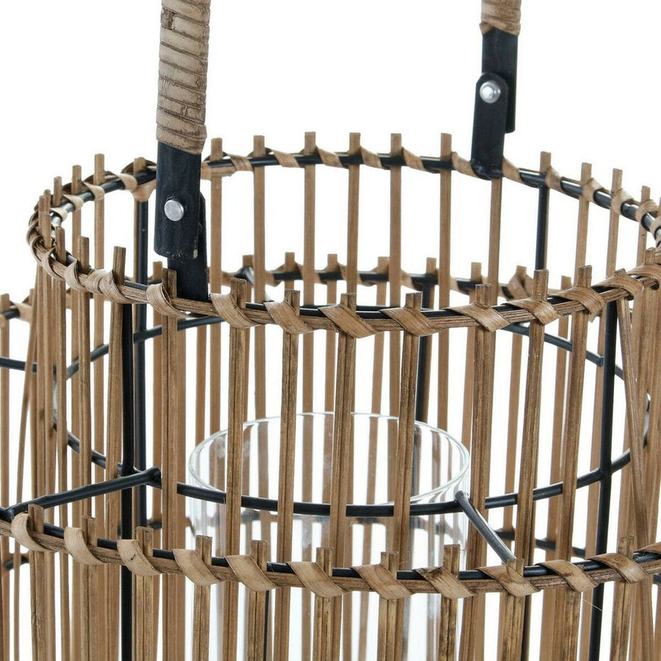 Candleholder DKD Home Decor Metal Bamboo (30 x 30 x 32 cm)-2