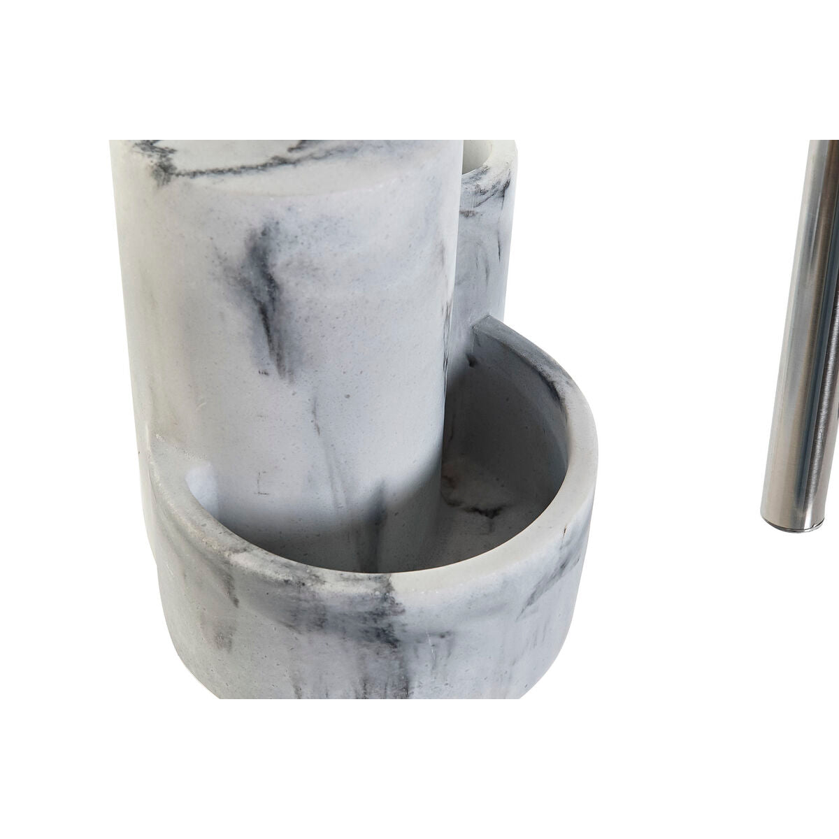 2-in-1 Soap Dispenser for the Kitchen Sink DKD Home Decor Resin Stainless steel 12,6 x 11,4 x 18,6 cm-1