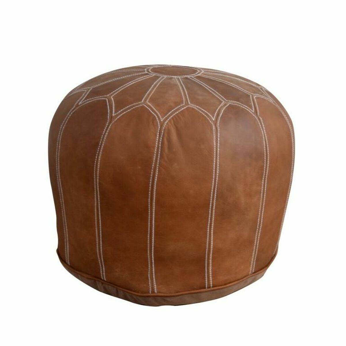 Footrest DKD Home Decor Brown Vintage 48 x 48 x 35 cm-0