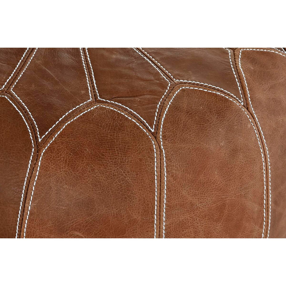 Footrest DKD Home Decor Brown Vintage 48 x 48 x 35 cm-2
