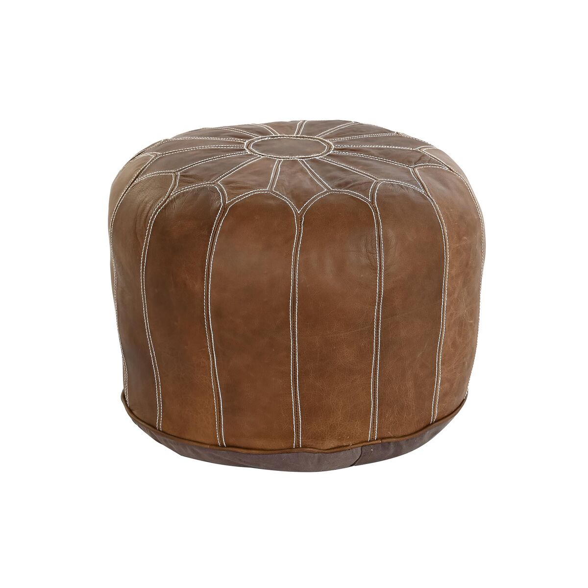 Footrest DKD Home Decor Brown Vintage 48 x 48 x 35 cm-1