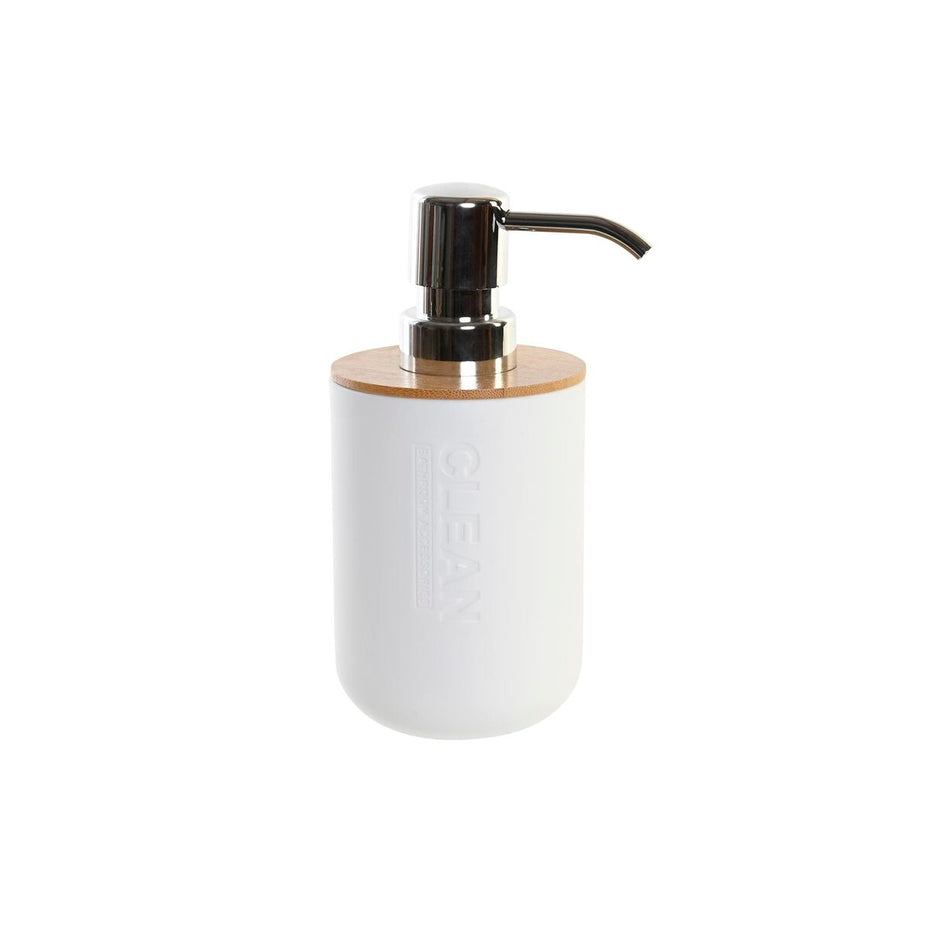 Soap Dispenser DKD Home Decor 7 x 9 x 15,5 cm Natural White polypropylene-0