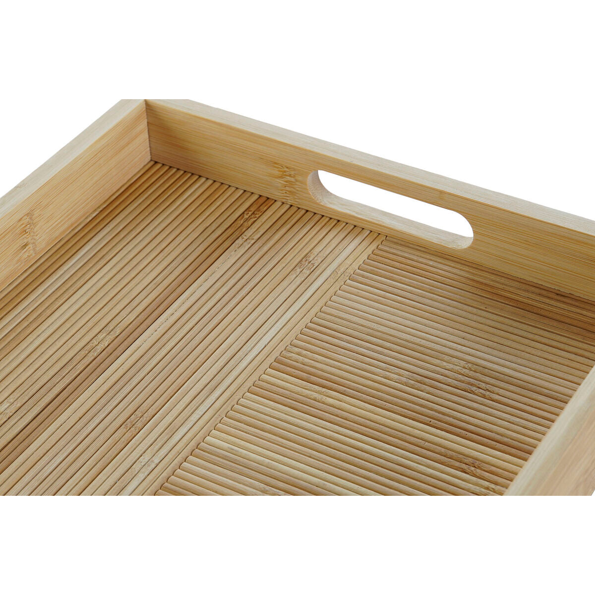 Tray DKD Home Decor Natural Bamboo 43 x 27 x 4,5 cm-2