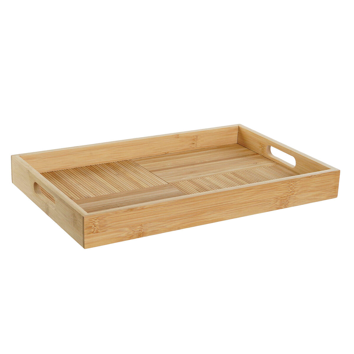 Tray DKD Home Decor Natural Bamboo 43 x 27 x 4,5 cm-0