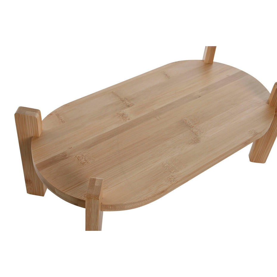 Drinks dispenser Home ESPRIT Silicone Bamboo Crystal Plastic 5,5 L 37 x 25 x 46 cm-2