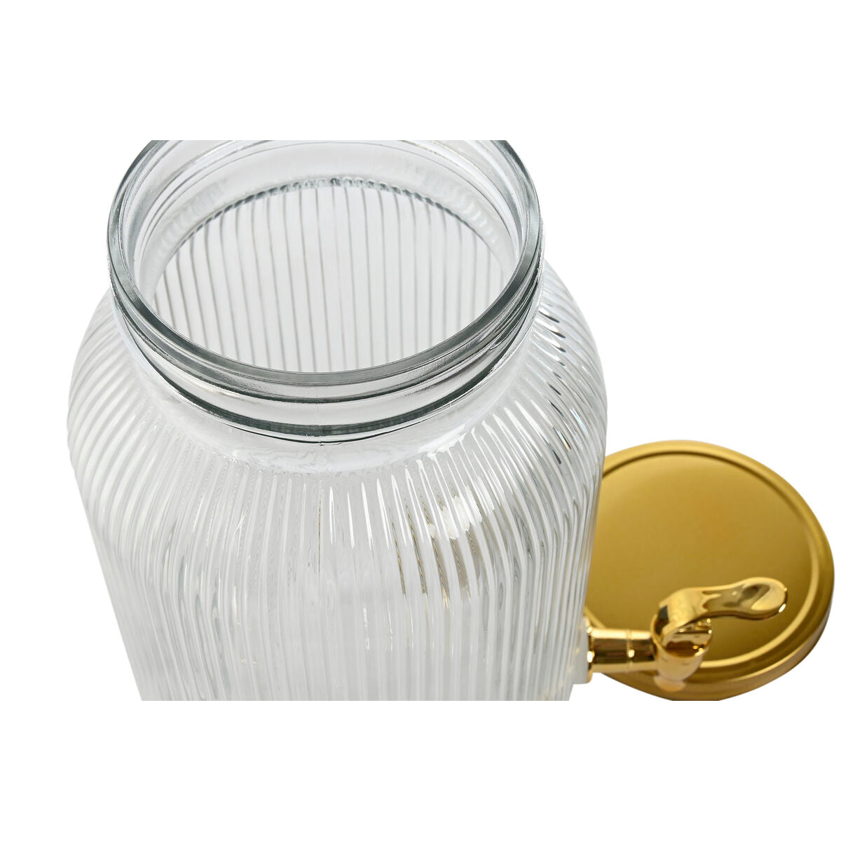 Water Dispenser Home ESPRIT Golden Metal Crystal 5,5 L 18 x 23,5 x 30 cm-1
