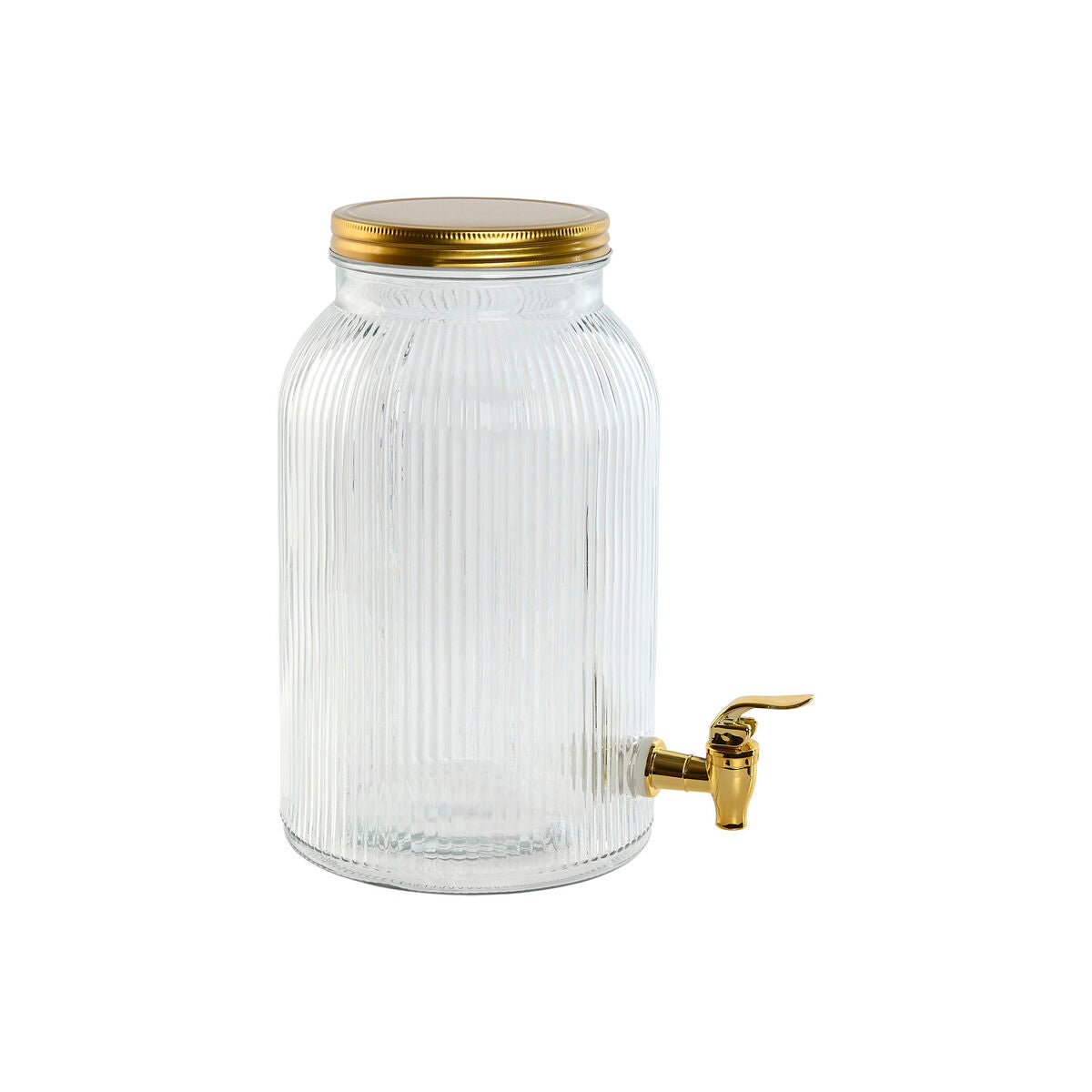 Water Dispenser Home ESPRIT Golden Metal Crystal 5,5 L 18 x 23,5 x 30 cm-0