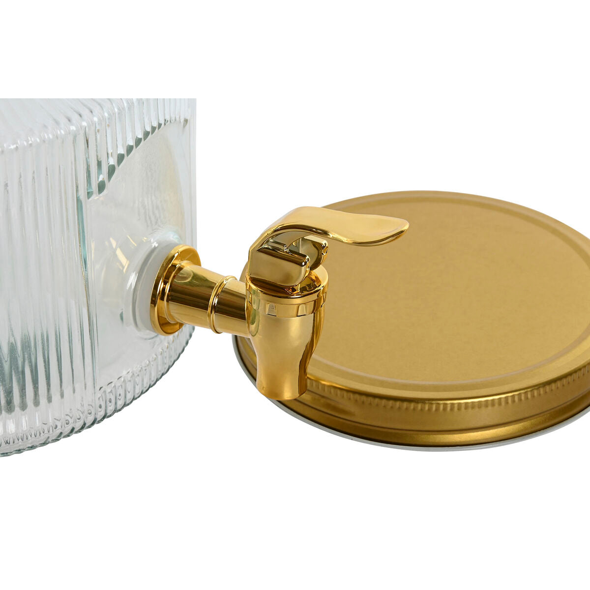 Water Dispenser Home ESPRIT Golden Metal Crystal 17,8 x 25 x 15 cm-2