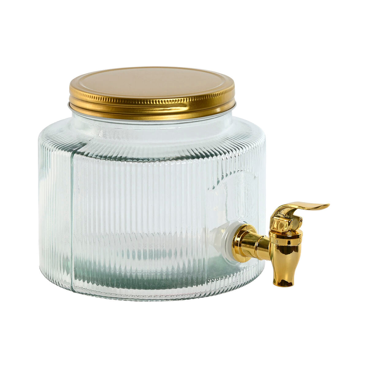Water Dispenser Home ESPRIT Golden Metal Crystal 17,8 x 25 x 15 cm-0
