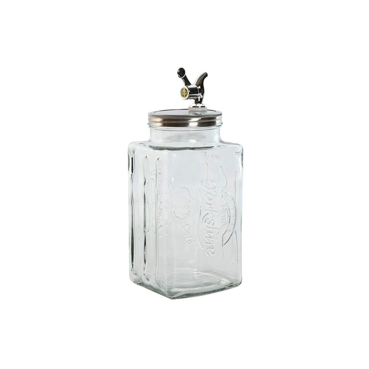 Water Dispenser Home ESPRIT Transparent Metal Crystal 13 x 13,5 x 32,5 cm-1