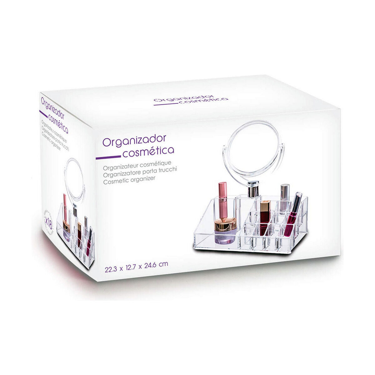 Make-up organizer Berilo 6101-D Transparent-1