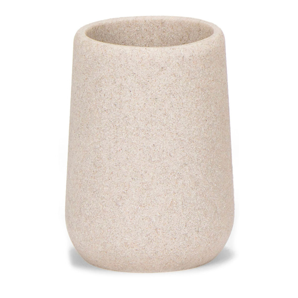 Toothbrush Holder Andrea House Sandstone (Ø 7,5 x 10,5 cm)-0