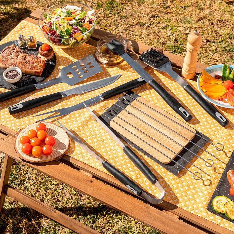 BBQ Utensils Kit with Case BBSet InnovaGoods 12 Pieces-10