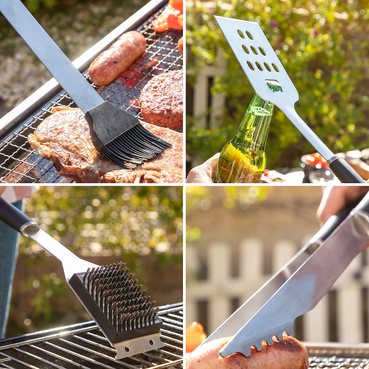 BBQ Utensils Kit with Case BBSet InnovaGoods 12 Pieces-7