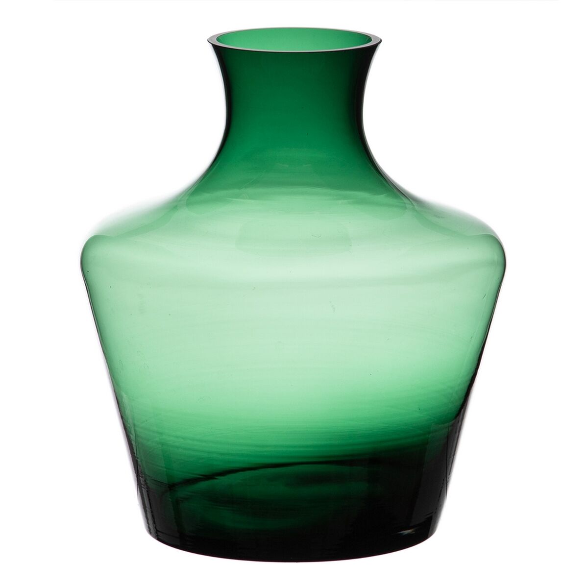 Vase 21 x 21 x 25 cm Green Glass-0