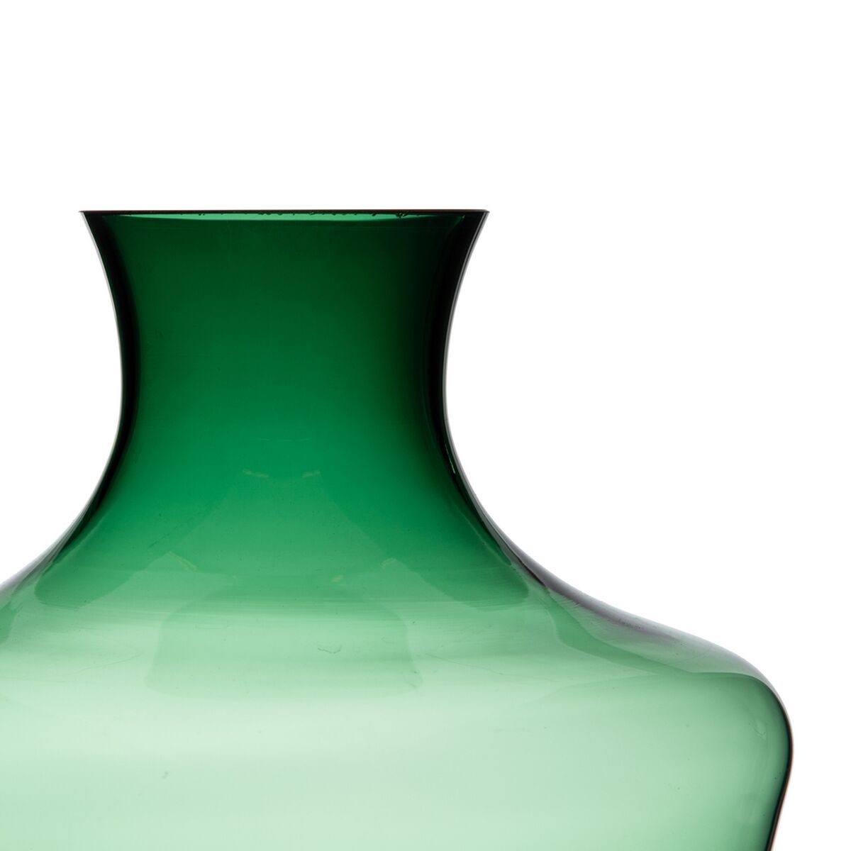 Vase 21 x 21 x 25 cm Green Glass-3