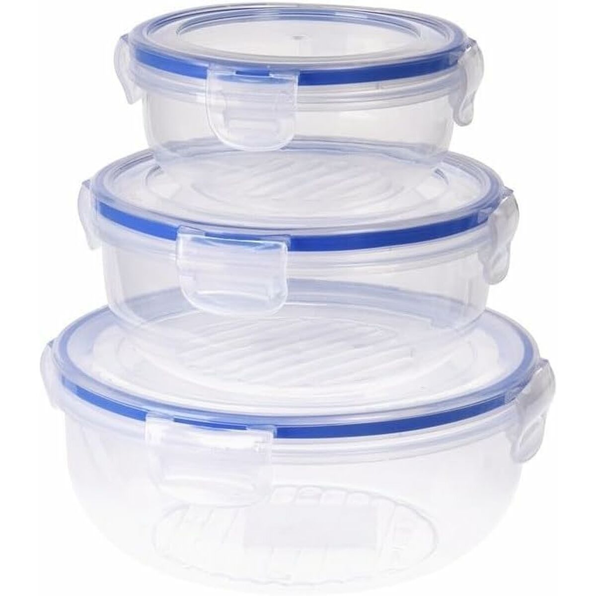 Set of lunch boxes Excellent Houseware 024000670 3 Units-0