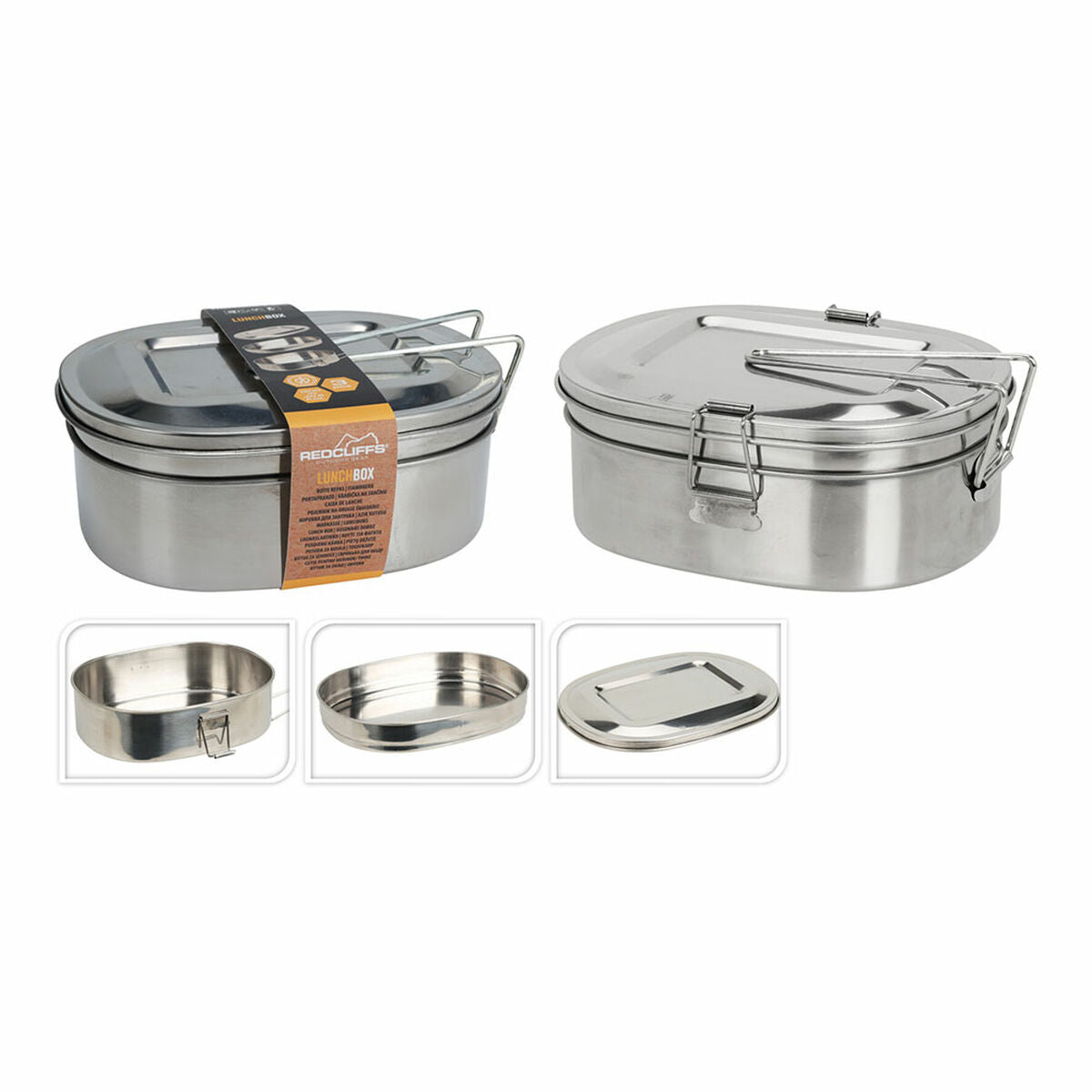 Lunch box Redcliffs Stainless steel 1,2 L-1