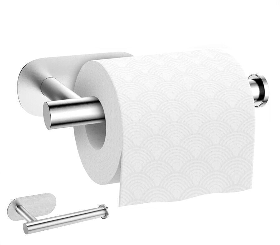 Edelstahl-Toilettenpapierhalter ohne Bohren – Selbstklebender Klopapierhalter