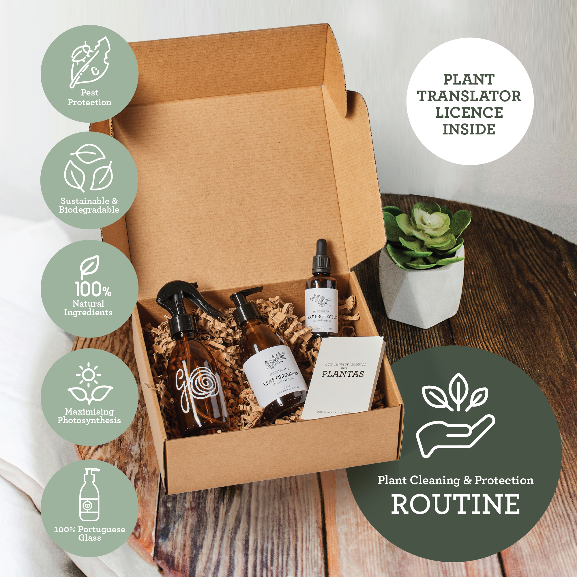 Generosa Plant Spa Gift Set - Plant Protection and Cleaning | Neem oil 50ml and Plant Soap 200ml Kit | Combating Plant Pests | Eco-friendly Gift | Gift for Plant Lovers-2