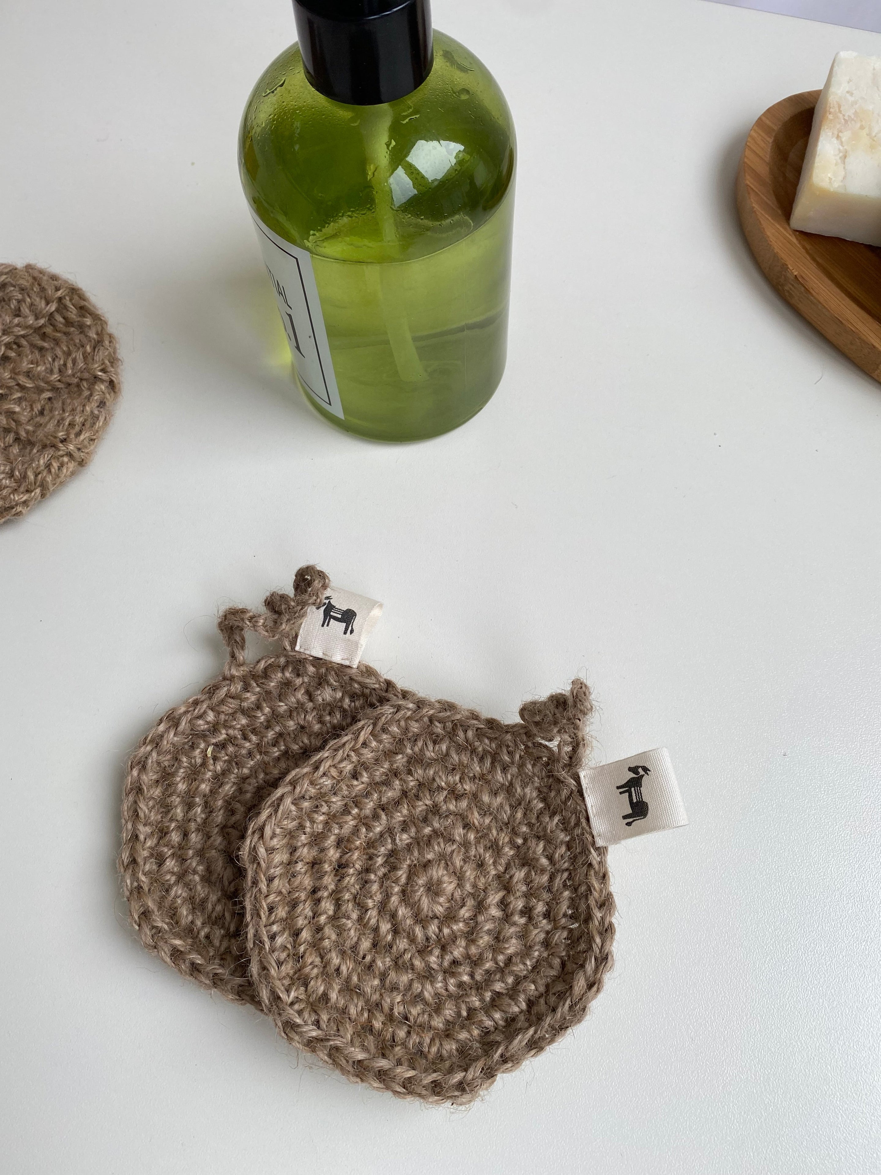 Jute Schwamm 'Flat Earth'-1