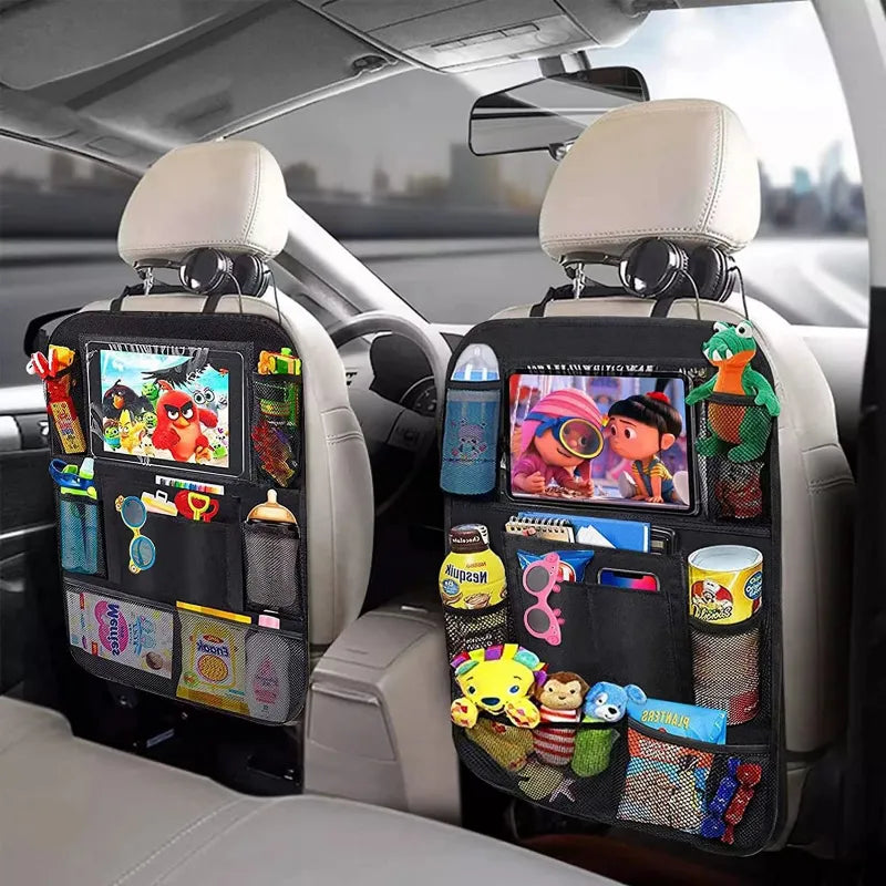 Car Backseat Organizer with Touch Screen Tablet Holder Multivariant-0