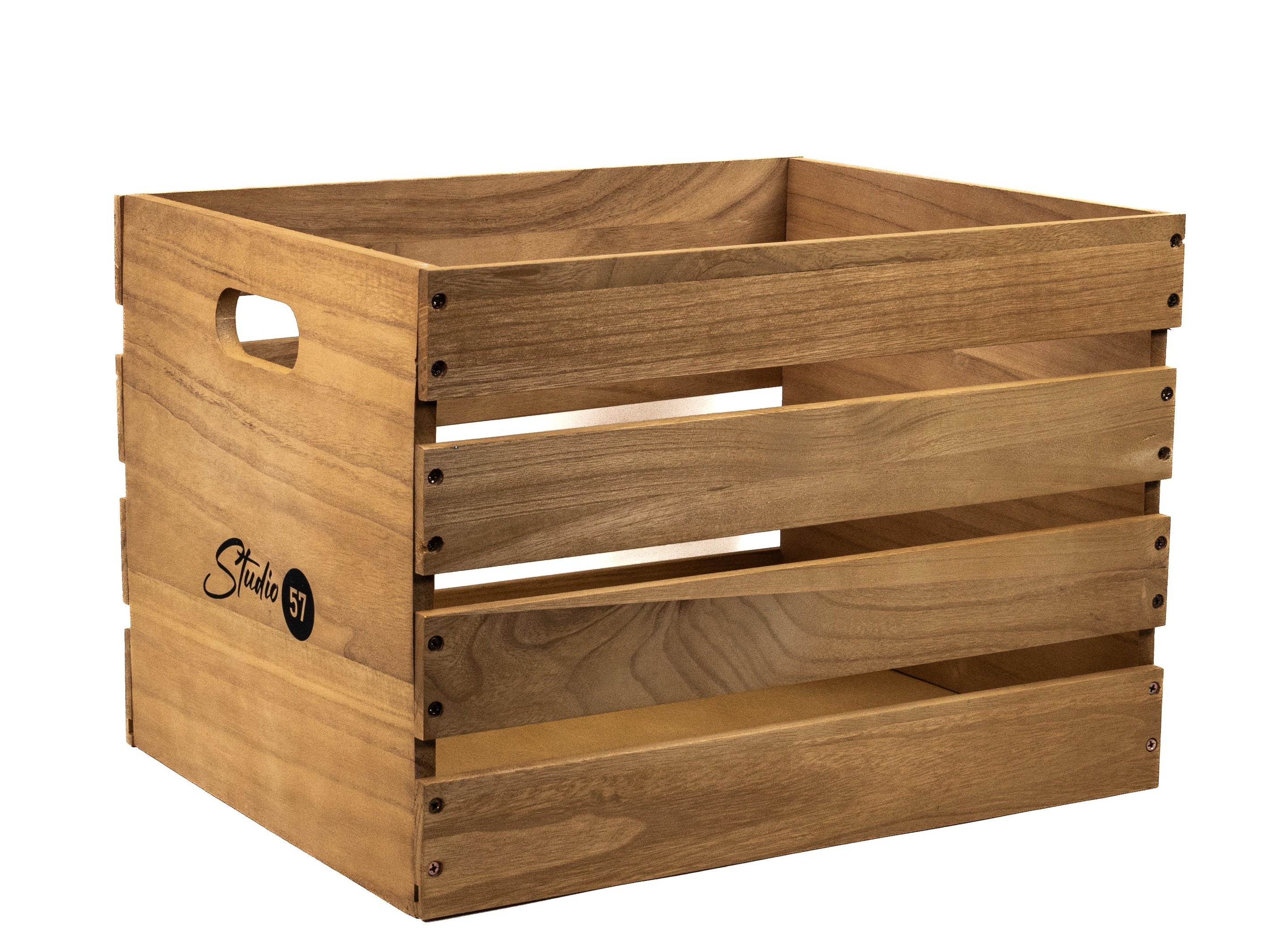Studio 57 Vinyl record storage box (Wood)-0