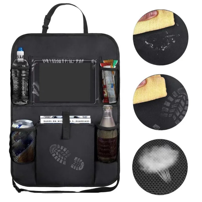 Car Backseat Organizer with Touch Screen Tablet Holder Multivariant-4