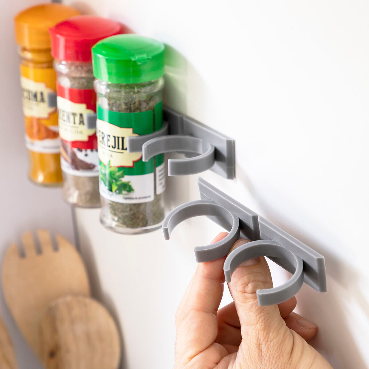 Adhesive and Divisible Spice Organiser Jarlock x20 InnovaGoods-6