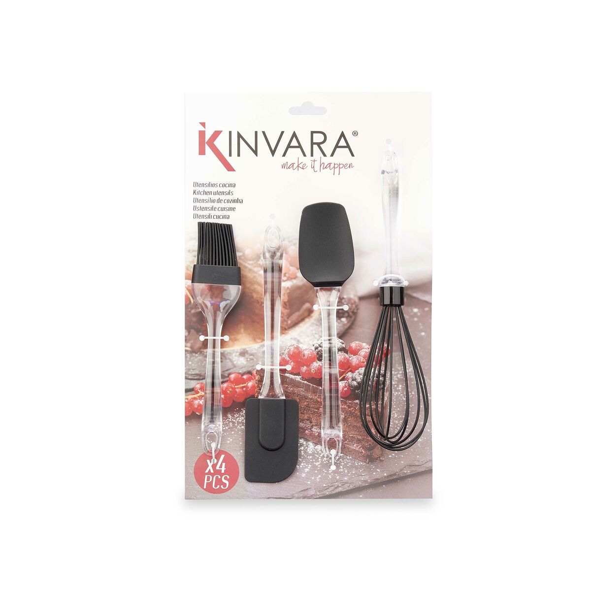 Set of Kitchen Utensils Kinvara Plastic Bakery-1