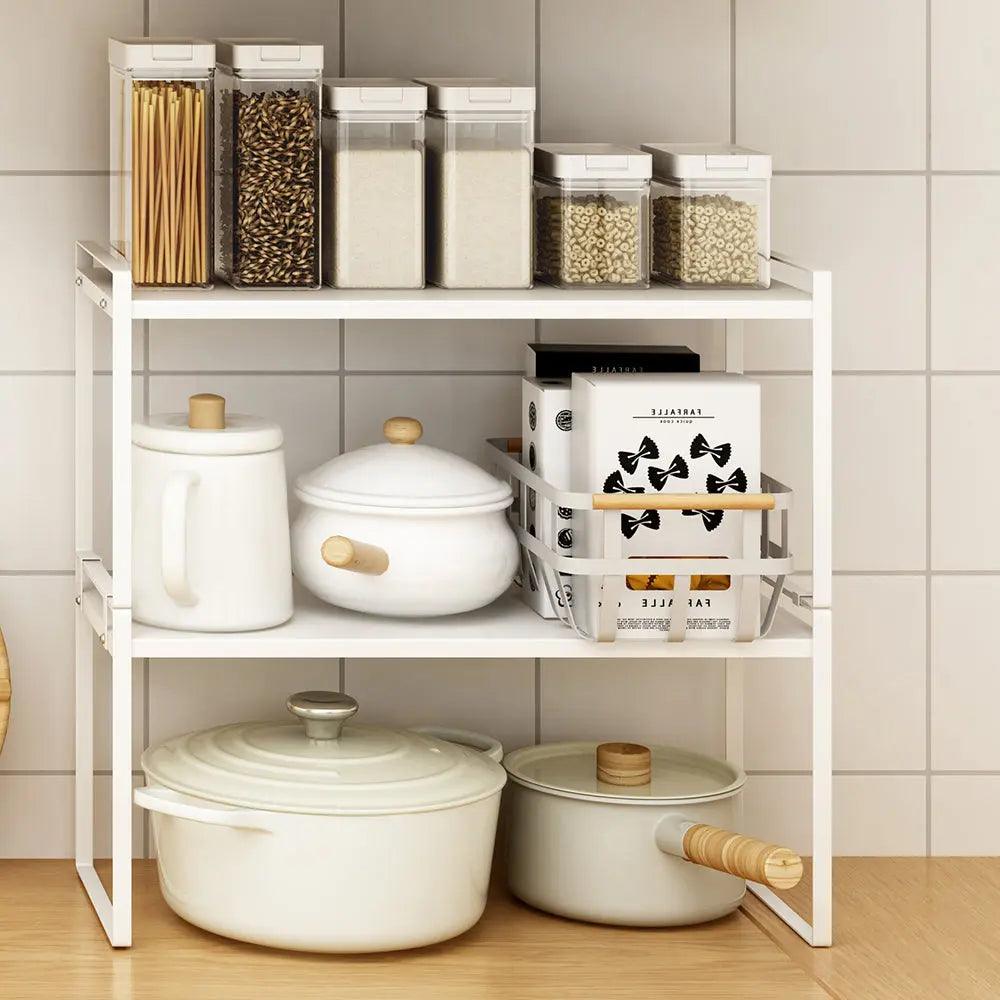 Versatile 3-Tier Space-Saving Storage Rack-0