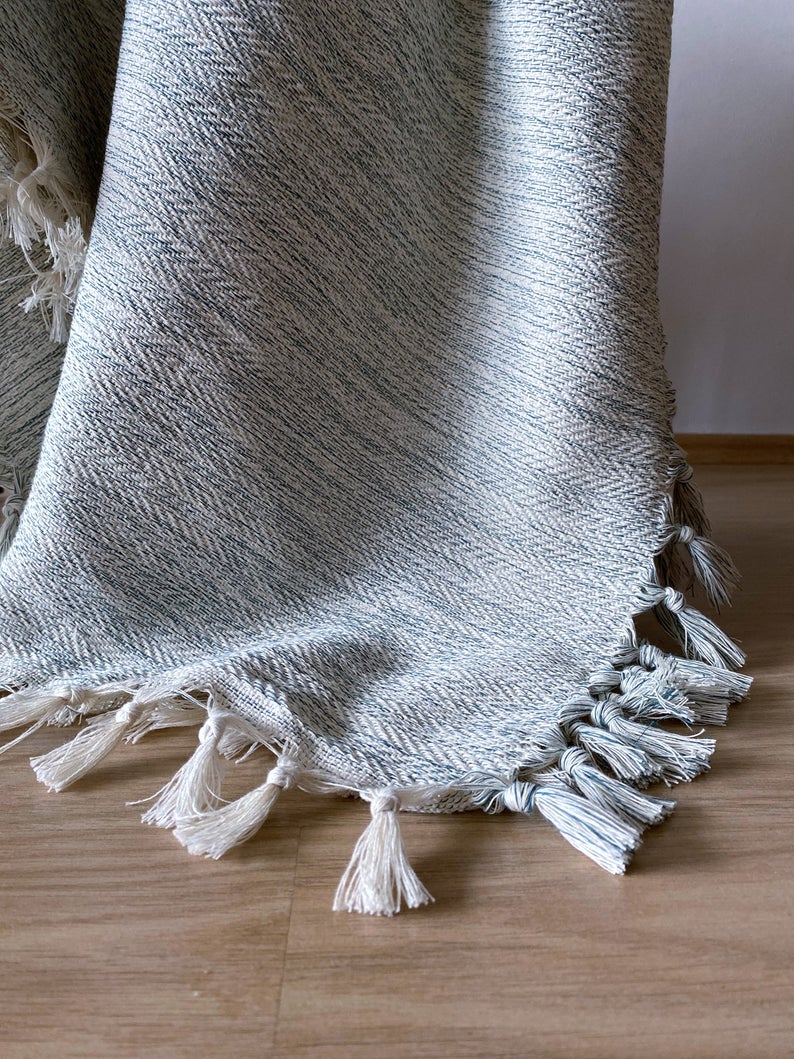Handgewebte Decke "Şirince"-3