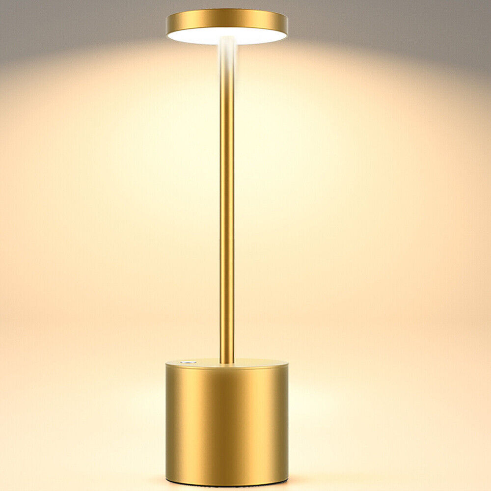 LED Wiederaufladbare Touch-Tischlampe – Nachttischlampe mit USB-Anschluss