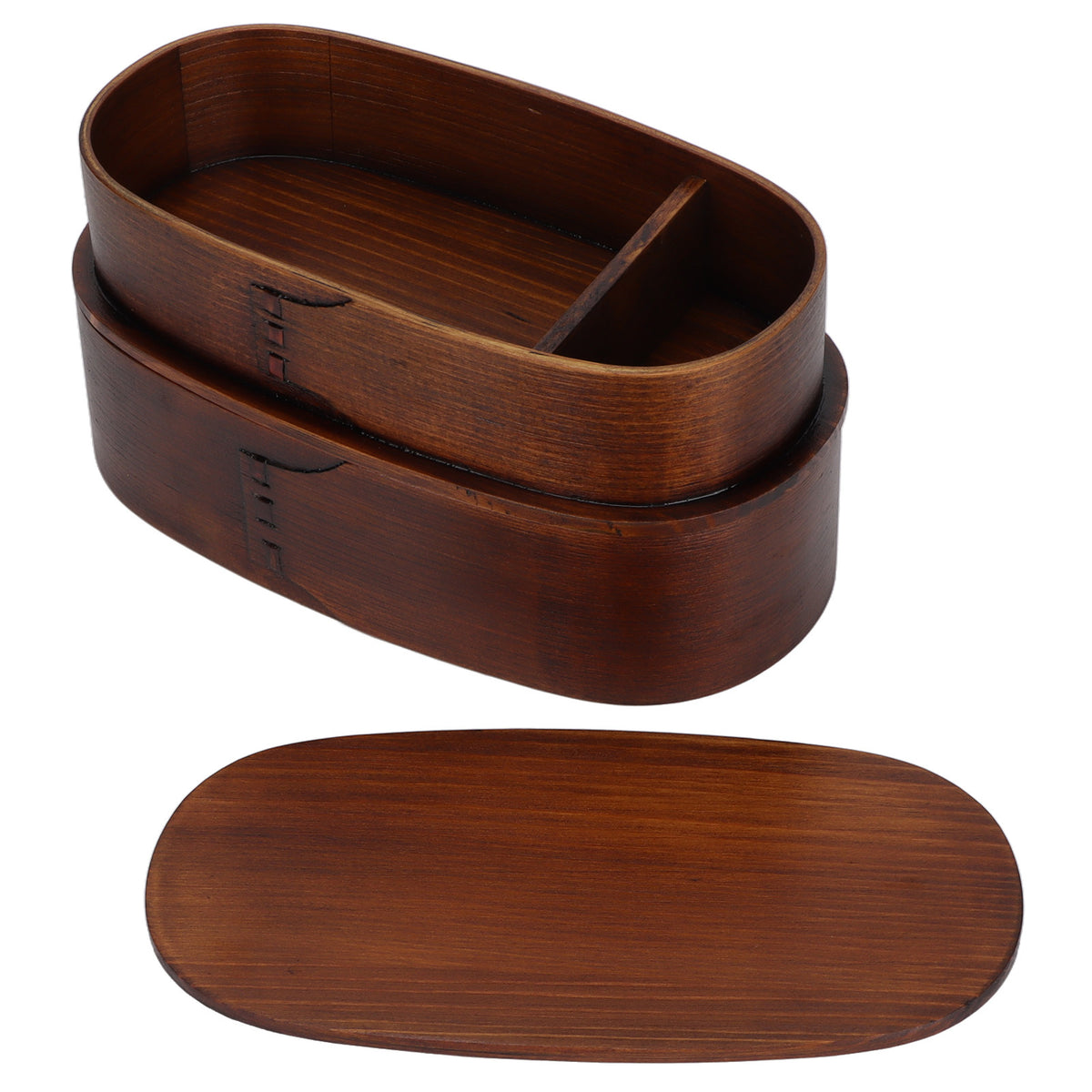 Japanische Bento Box – 2-lagige Holz-Lunchbox