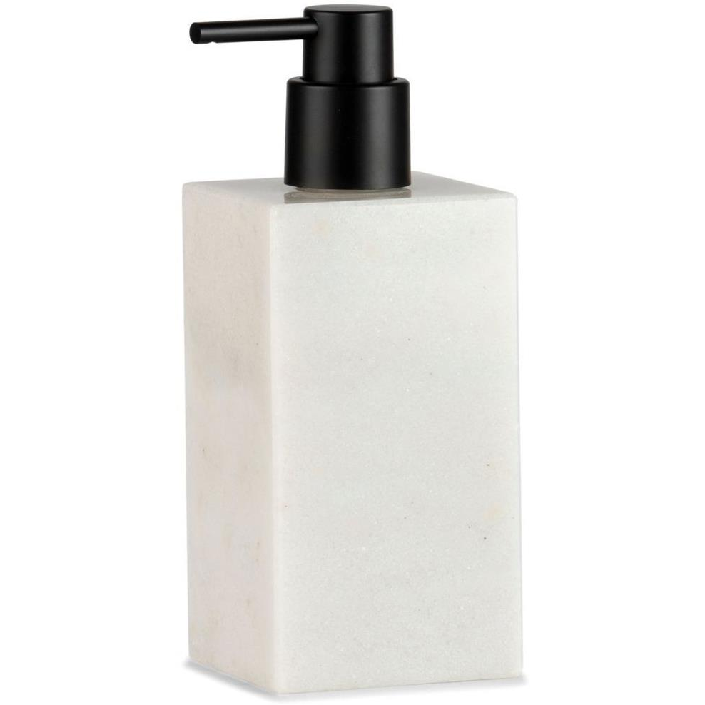 Andrea House White marble square dispenser (BA71164)-0