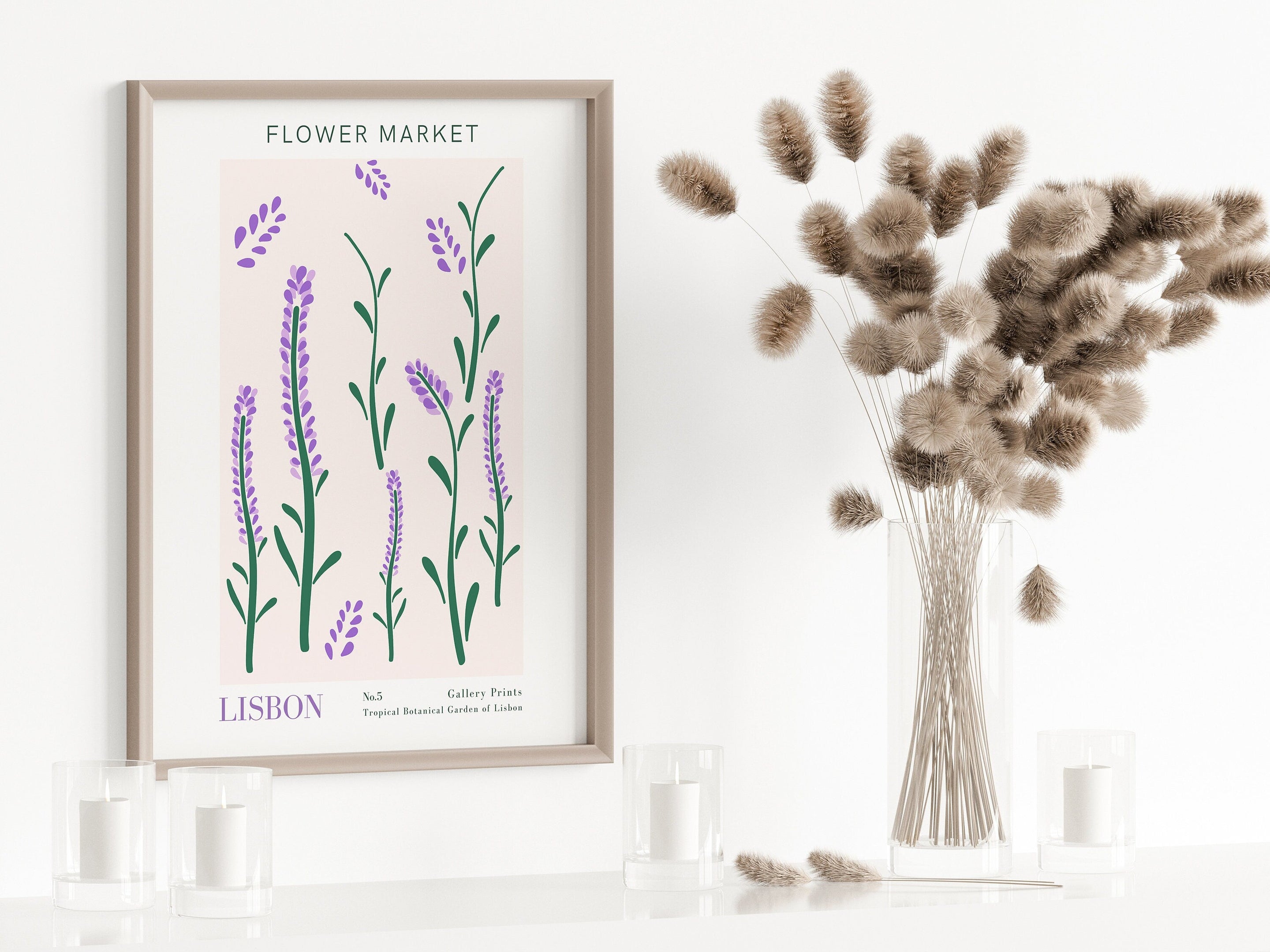 Poster Blumen Markt | Poster Set 9 Bilder | Botanische Wand Kunst I Wandbilder Wohnzimmer & Schlafzimmer | Sofort Digitaler Download-4