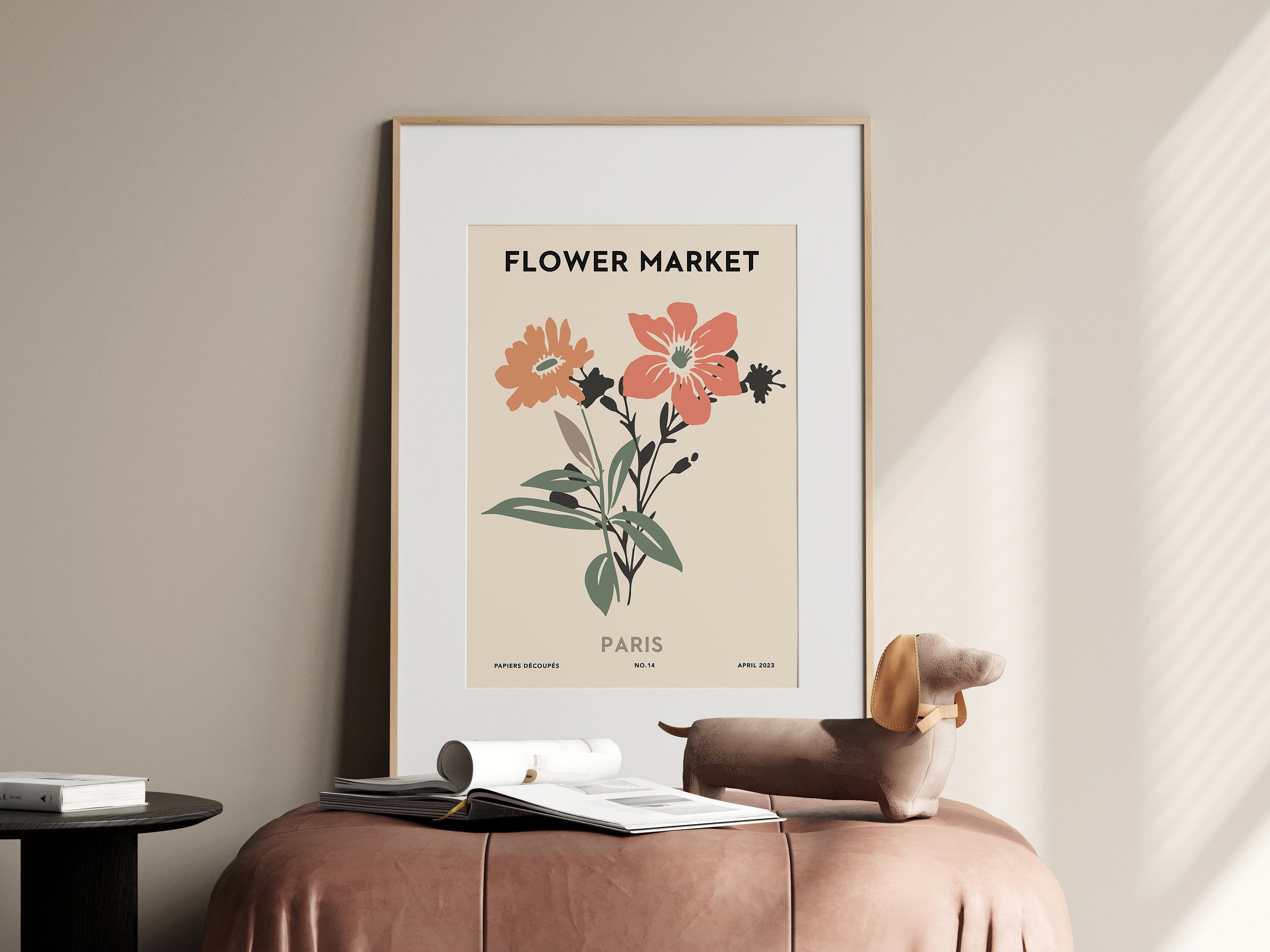 Poster Blumen Markt | Poster Set 8 Bilder | Botanische Wand Kunst I Wandbilder Wohnzimmer & Schlafzimmer | Sofort Digitaler Download-4