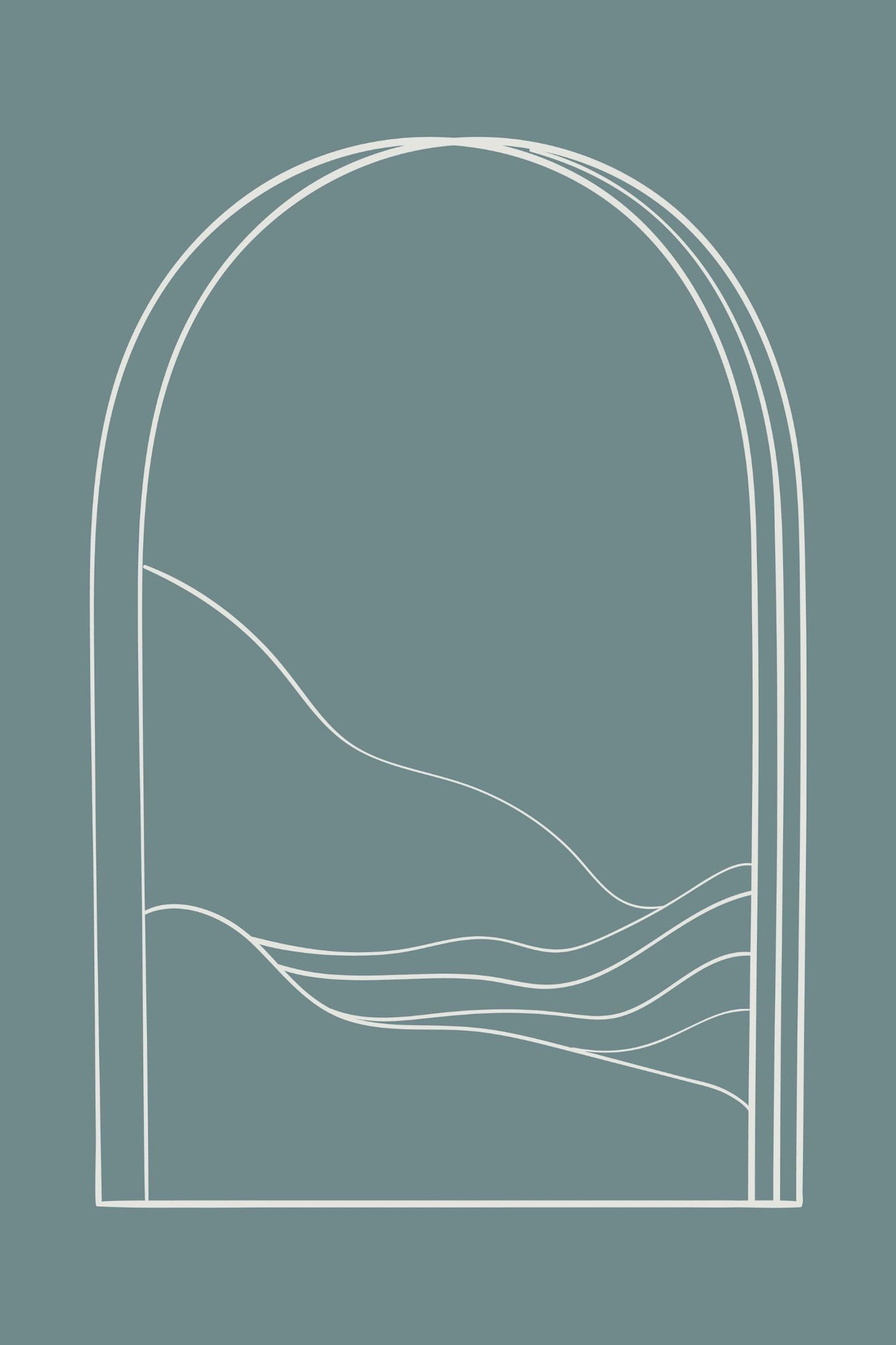 Poster Boho Modern Minimalistisch I Linien Sterne Sonne Bogen Palme Blatt I Wand Deko I Kunstdruck I Deko Print ohne Rahmen-4